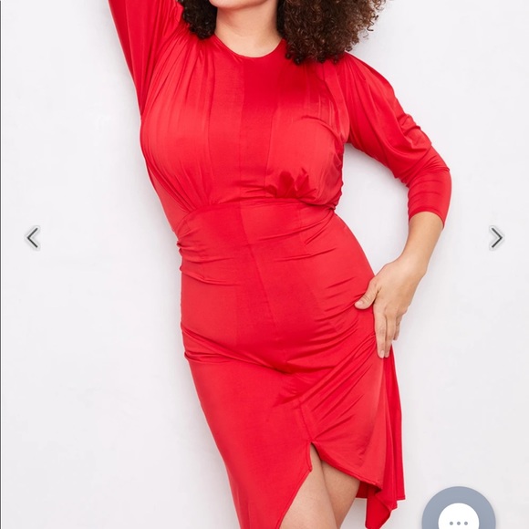 We Are HAH In A Rouche Dress - Picture 5 of 7